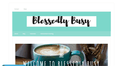 Desktop Screenshot of blessedlybusy.com